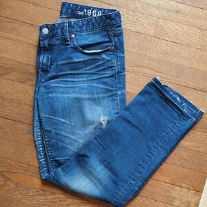 GAP Women's Straight Leg Jeans - Dark Blue